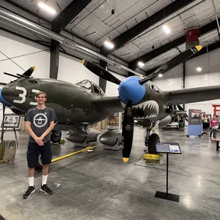 Fully restored P-38 Lightning