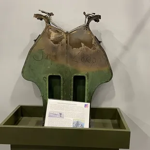 Artillery casing from a Japanese Zero that attacked Pearl Harbor