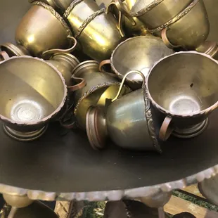 Extra cups for punch bowl