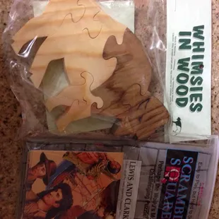 Some good souvenirs from the gift shop.