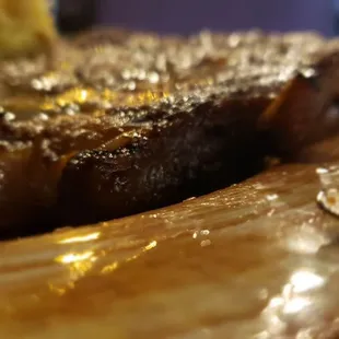 steak and vegetables