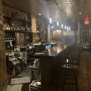 Inside bar area