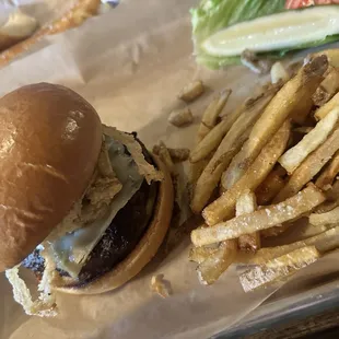 Mushroom burger special