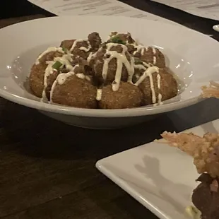 Loaded hush puppies
