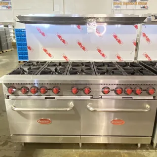 Centaur 10 Burner Range Available in natural gas and LP