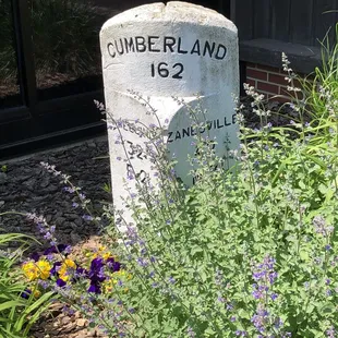 Cumberland mile marker