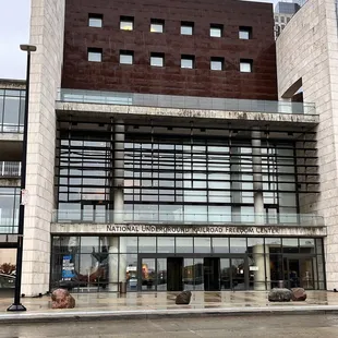 Outside of the museum