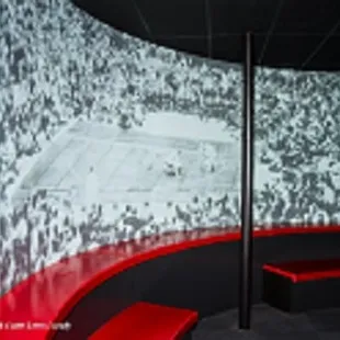 Each tour begins in the theater with a custom video featuring some of the sport's greatest names and moments.