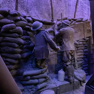 In the trenches
