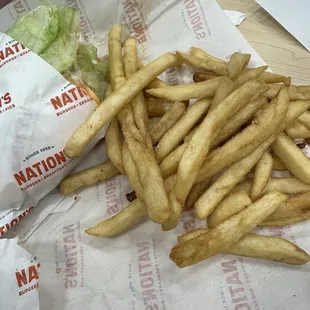 French fries that come with the combo