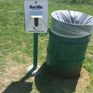 Nations Tobin Park Dog Bag Station &amp; Trash Can