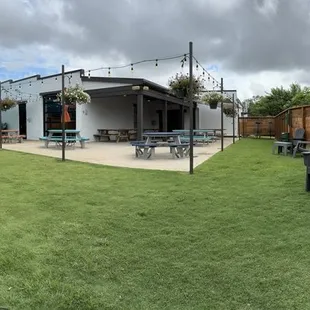 Outside