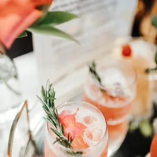 a close up of a cocktail