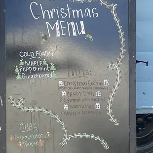 Christmas Menu