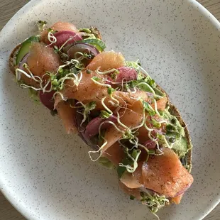 Smoked Salmon &amp; Avocado Toast