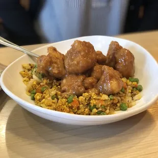 Orange Cauliflower Bowl