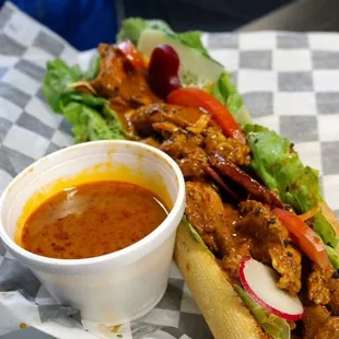 Mayan Torta made with a delicious chicken Papillion...