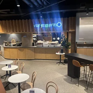 Shop and seating
