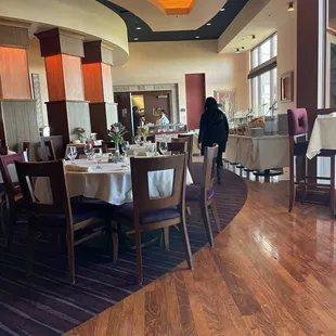 Inside of the restaurant