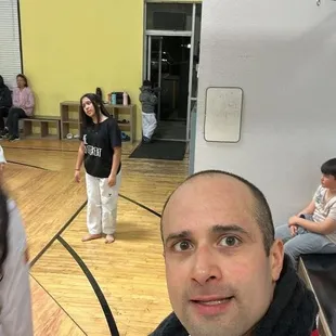 My daughter and nephew joined me today.