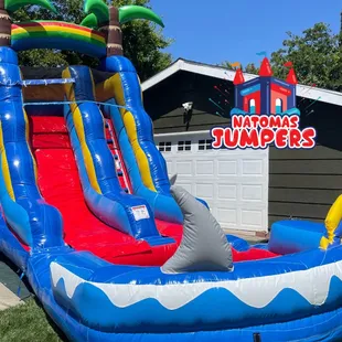 Shark Attack Water Slide | Natomas Jumpers