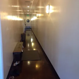 Hallway, Bikram Yoga Natomas!