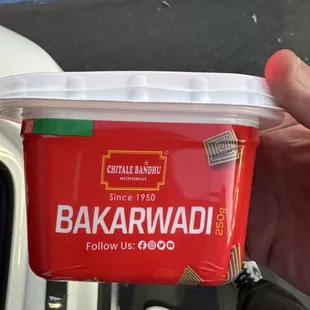 Bakarwadi snack