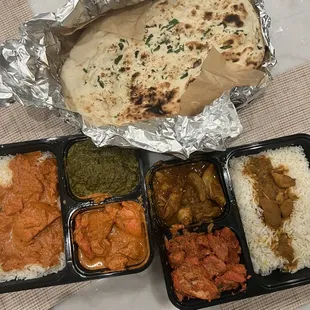 2 2 item combos with Garlic Naan