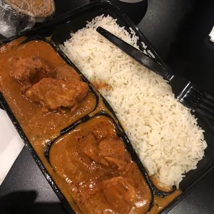 Double portion of chicken tikki masala
