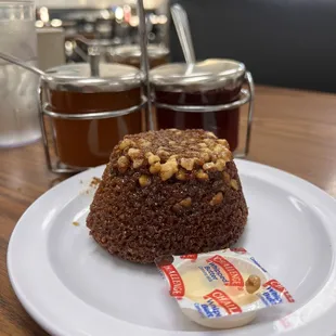 Honey nut bran muffin