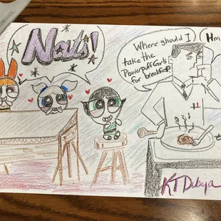 Making breakfast not your thing? Take a tip from the PowerPuff Girls. Nat's... it's the best breakfast in Townsville!