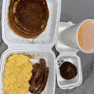 2 Hot Cakes, 2 Eggs