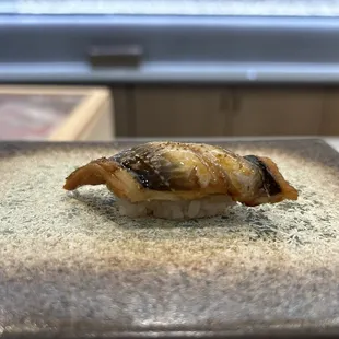 a piece of food on a plate