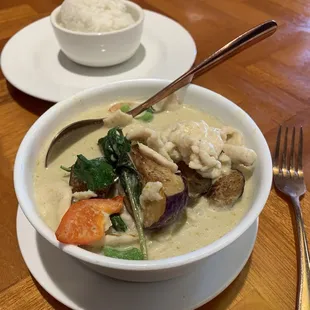 Green Curry with chicken