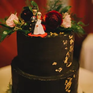 Vegan Mexican Hot Chocolate wedding cake, Archer Inspired Photography