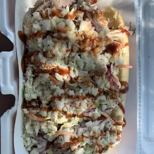 Carolina dog (enough for two people)