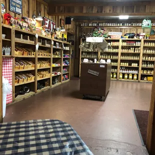 Inside spice, sauce, &amp; candy area.