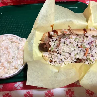 Carolina Dog w/Macaroni salad