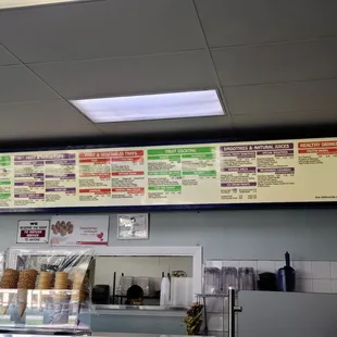 Menu as of 4/1/21