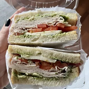 Isabella Specialty Sandwich - subbed red peppers for tomatoes.
