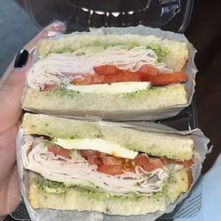 Isabella Specialty Sandwich - subbed red peppers for tomatoes.