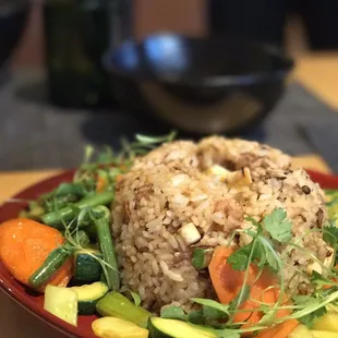 Delicious vegetable fried rice!