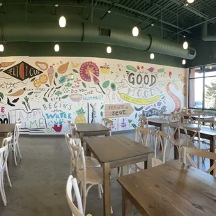 interior, sushi and sashimi