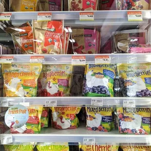 a display of natural grocers