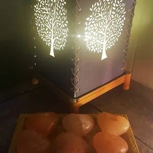 Add warm himalayan salt stones to any massage for only $10! Great way to purify and exfoliate the skin as well as warming up the muscles.