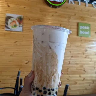 Rose milk tea
