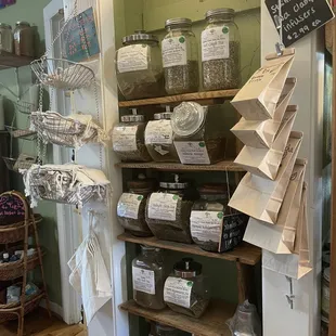 Tea section