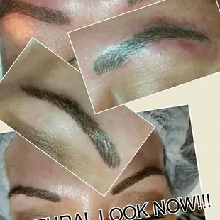 Beautiful hair stroke brows!