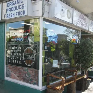 the outside of the store