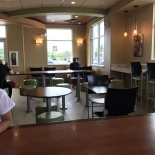 Not a large amount of seating